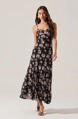 Lbruh Maeryn Sweetheart Ruffle Maxi Dress
