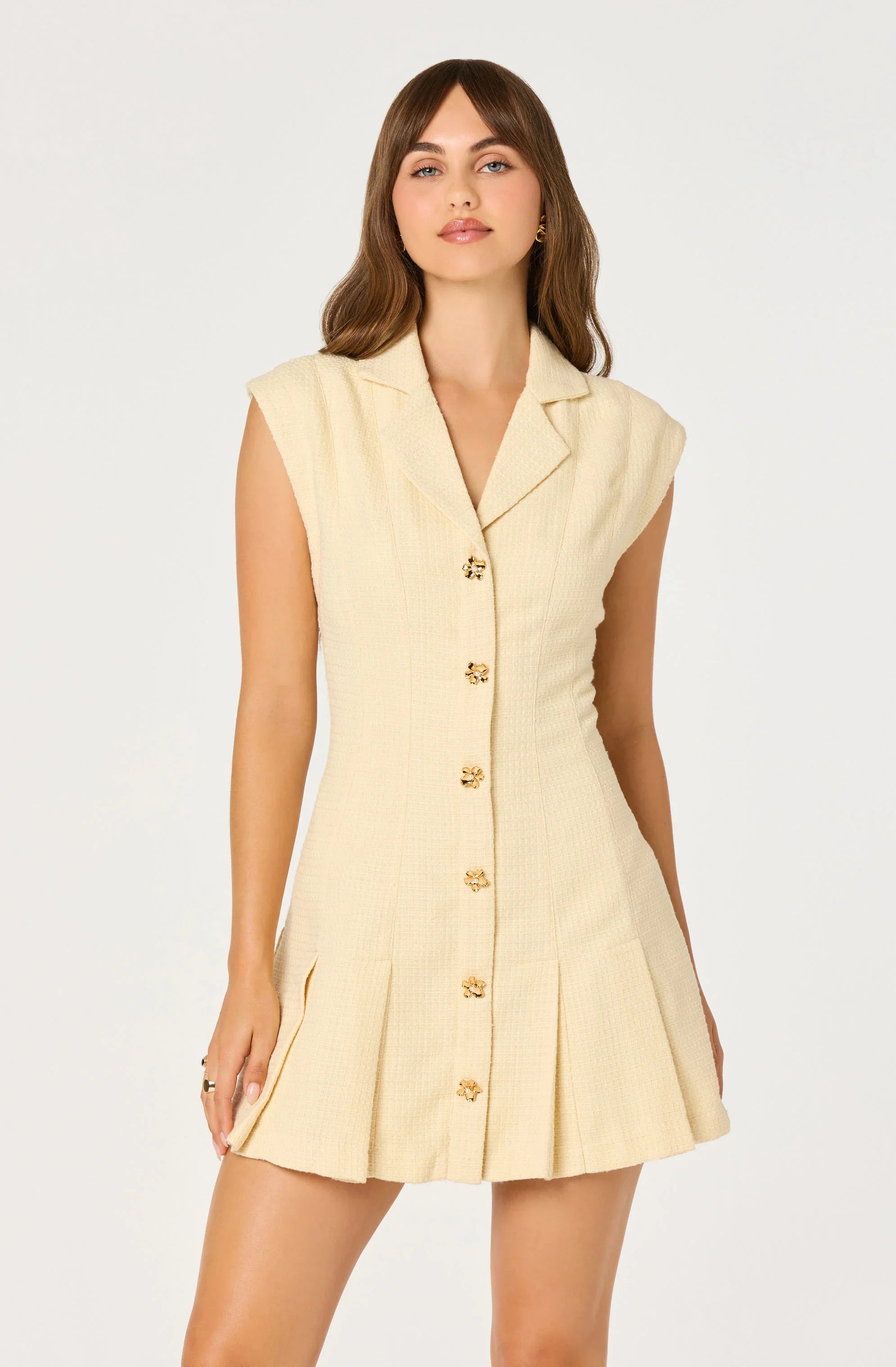 Inixyf Diannie Tweed Mini Dress