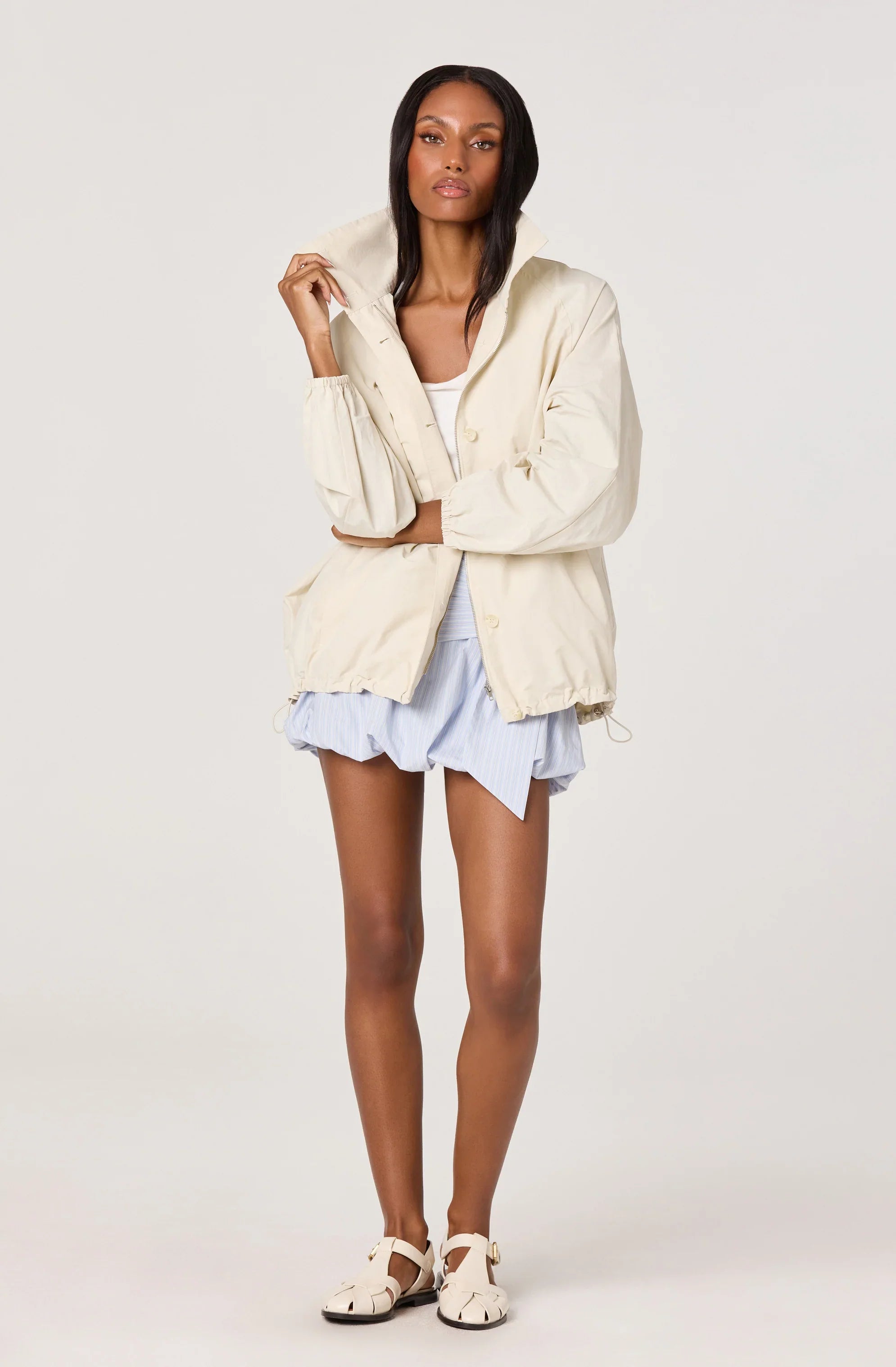 Inixyf Yareli Oversized Funnel Neck Jacket