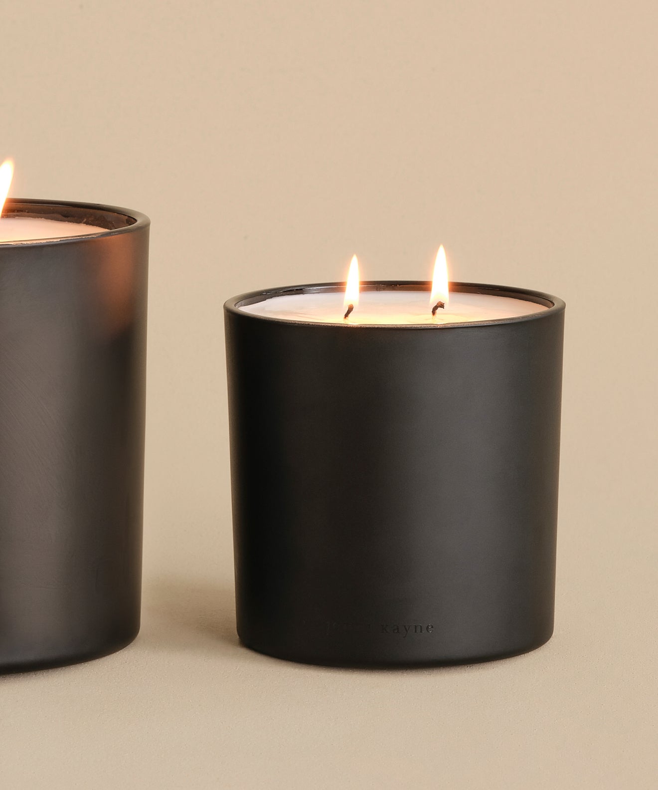 Large Sun Valley Glass Candle