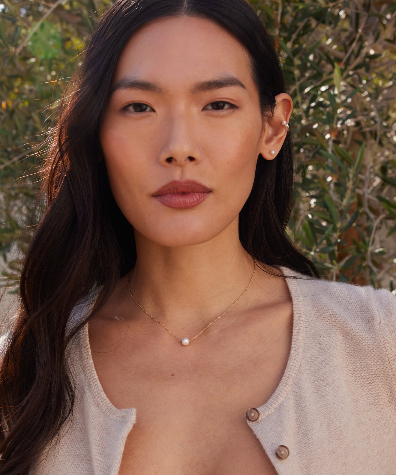 Small Loren Pearl Studs